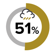 51 percent of stress cases