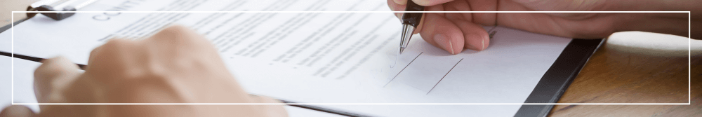 signing confidential agreement