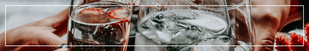 champagne glasses with strawberries