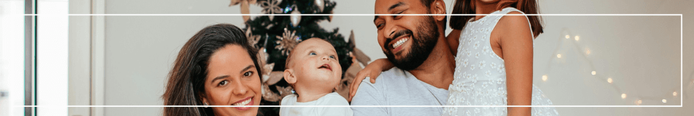 divorced family at Christmas